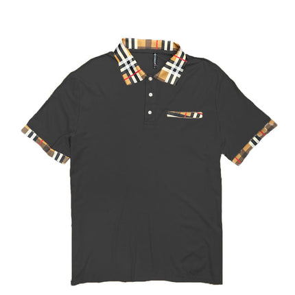Checkered Detail Polo