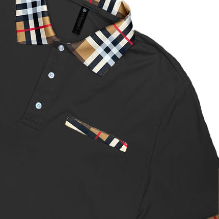 Checkered Detail Polo