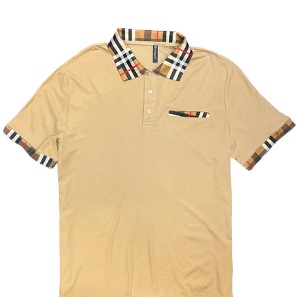 Checkered Detail Polo