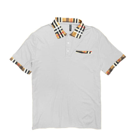 Checkered Detail Polo